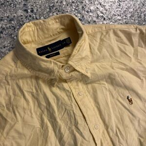 Ralph Lauren Men's Light Yellow Casual Shirt